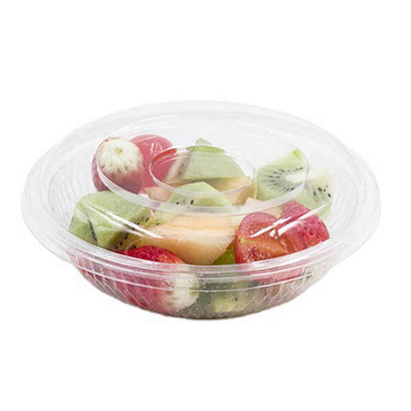 Round Plastic Box Packaging Disposable Salad Pack Container