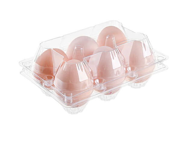 disposable plastic egg tray