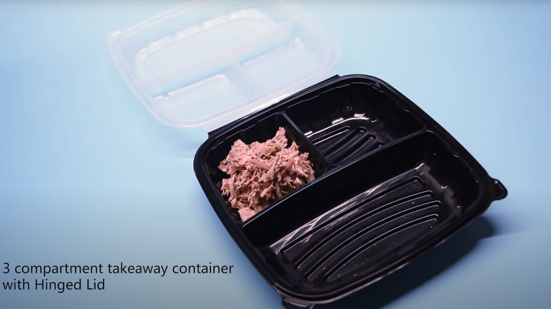 Plastic Disposable Food Container Video
