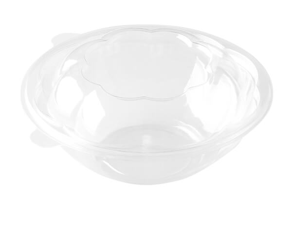 disposable plastic salad containers with lids