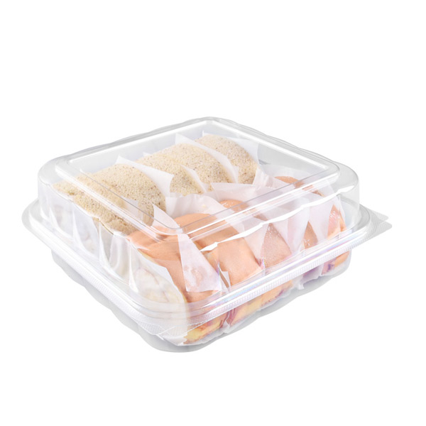 Bakery Pastry Snack Food Container Disposable Packaging Food Box with Lid