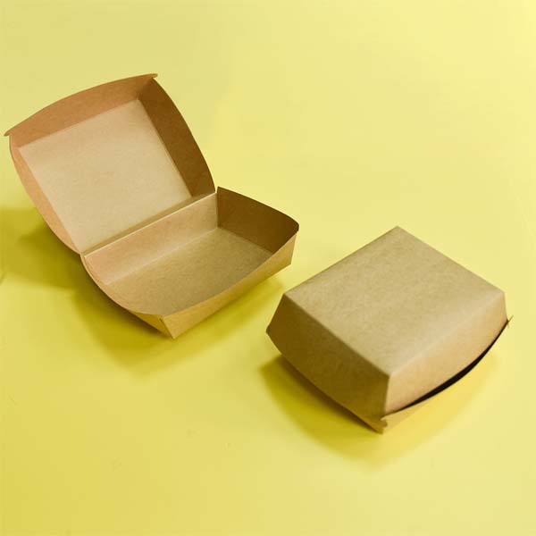 Eco-friendly Biodegradable Burger Takeaway Container Box
