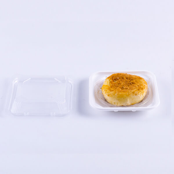 Customizable Square Bakery Pie Packaging Takeaway Box with Clear Lid