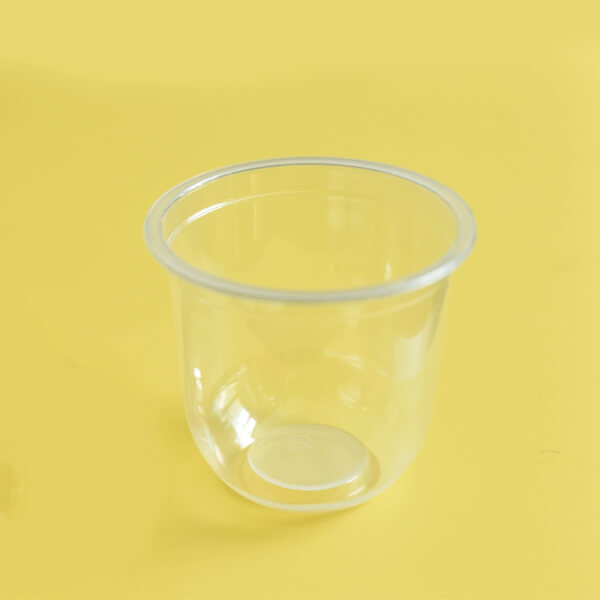 Transparent Disposable Printed Custom Logo New Plastic Pp Injection U-shape Cups