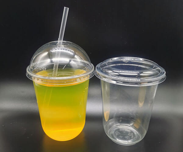 disposable cold drink glass