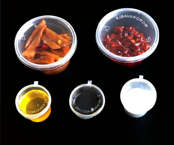 disposable condiment cups