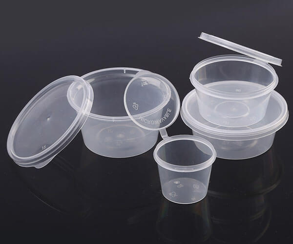 plastic sauce containers disposable