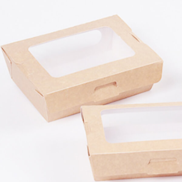 Biodegradable Food Container, Dual Color Leak Proof Anti-Fog Clamshell Food Containers