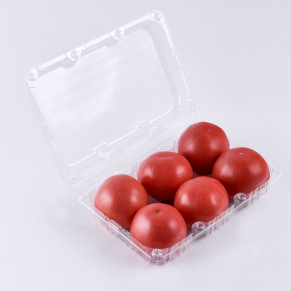 Black Round Plastic Disposable Food Vegetable Storage Containers