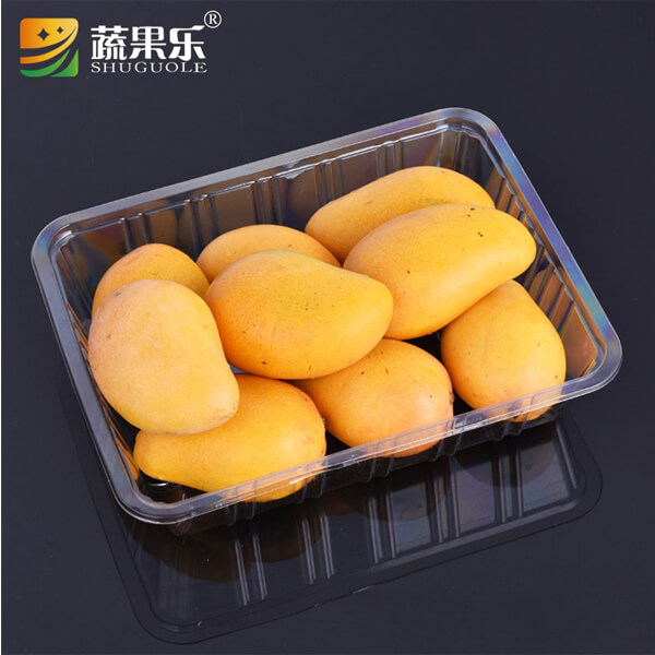 Factory Price Vegetable Fruit Pack Plastic Display Trays Disposable Food Tray
