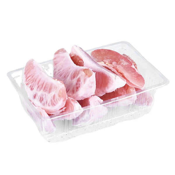 Disposable Clear Pet Plastic Fruit Packing Box Container Food Grade Packaging Tray