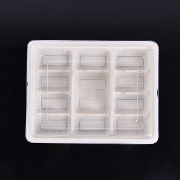 Custom Eco Friendly Disposable Clear Rpp/pp Blister Plastic Packaging Small Food Tray