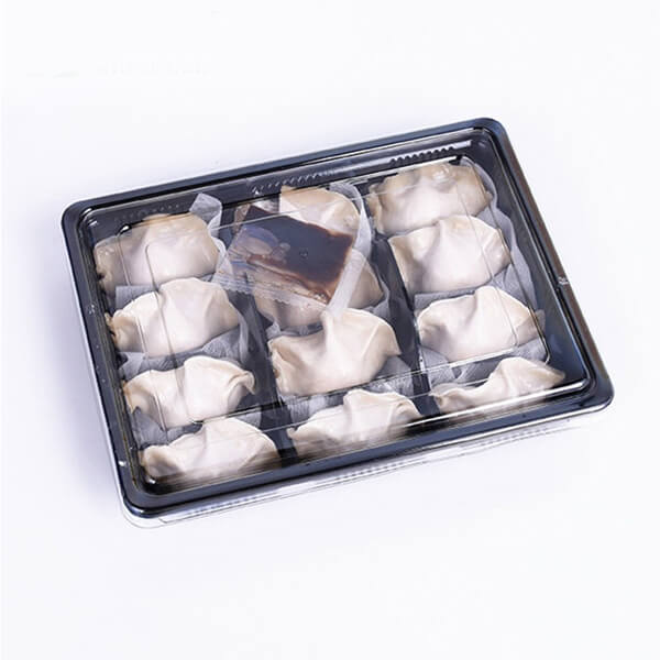 PP Plastic Fresh Food Tray Rectangular Disposable Frozen Fish Packing Tray