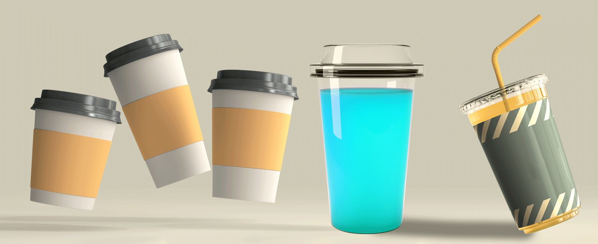 Custom Your Own Eco Disposable Cups