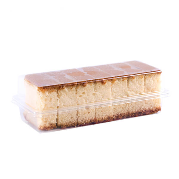 Wholesale Best Price Pet Rectangle Bakery Cake Box with Clear Lid