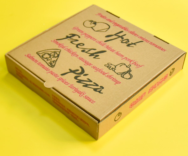 brown paper food packaging