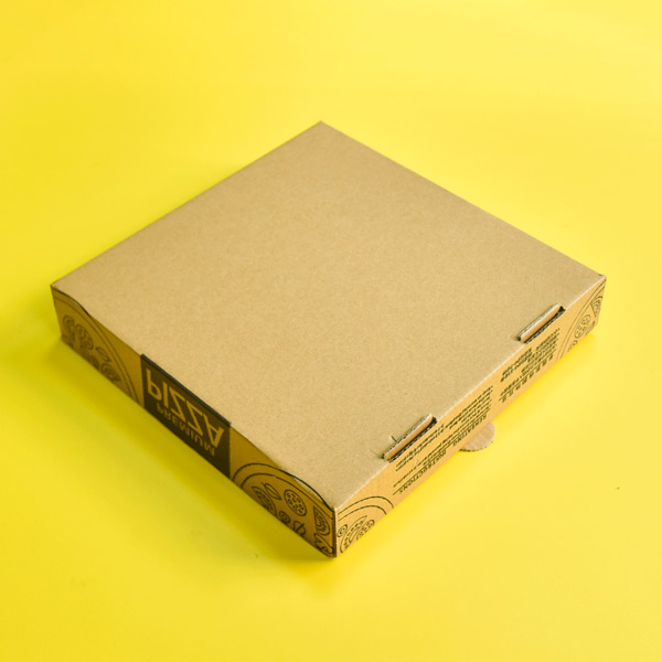 The Eco-friendly Disposable Take out Shaped Pizza Box with Lid