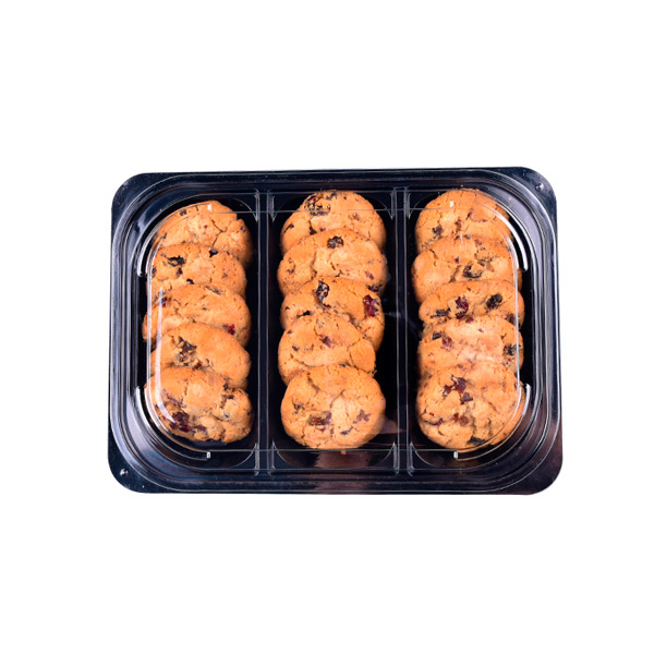 Single Cookies Individe Packaging Container with the Food Grade Clear Cover