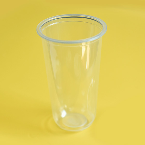 Wholesale Disposable 600ml Food Grade Plastic Cups with Lid