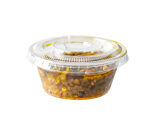 plastic sauce containers disposable