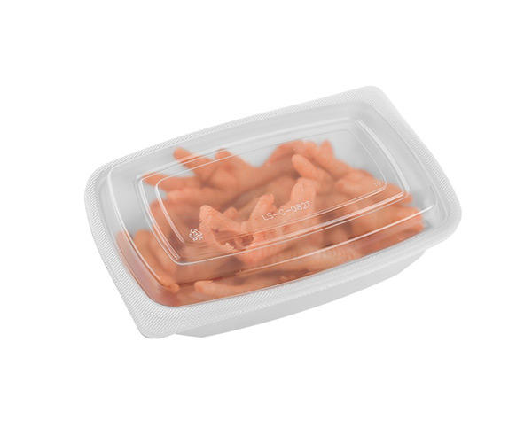 disposable transparent plastic food containers