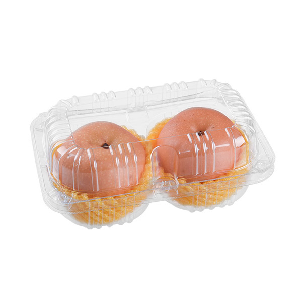 Wholesale Rectangle Clear Plastic Disposable Fruit Clamshell Box Packaging Container