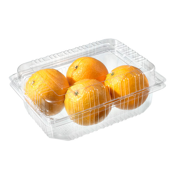 Blister Disposable Clear Oranges Plastic Packing Clamshell Box Fruit Packaging Container