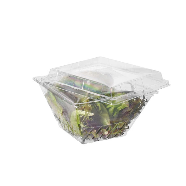 Pre Washed Or Cut Fruits And Vegetables Packaging Takeaway Container With Sealing Film
