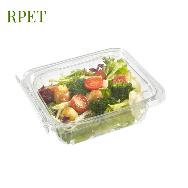 Factory Custom & Wholesale RPET Cupcake Salad Dome Lid Boxes Plastic Packaging Cake Box
