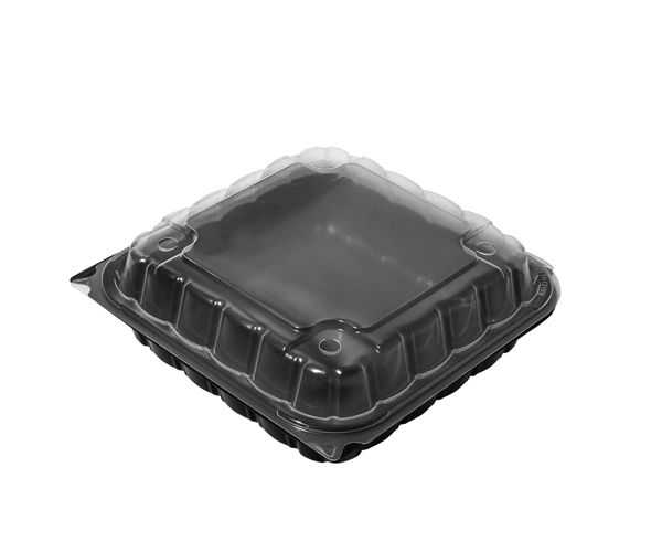 Lesui 1650ml lunch meal take out packaging container with hinged lid