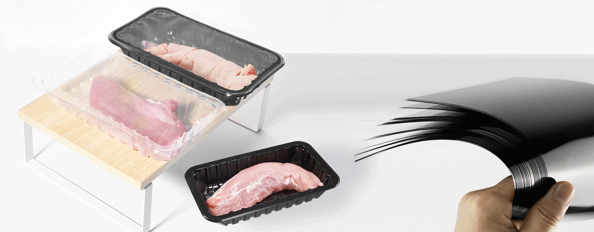 Meat Packaging With Film