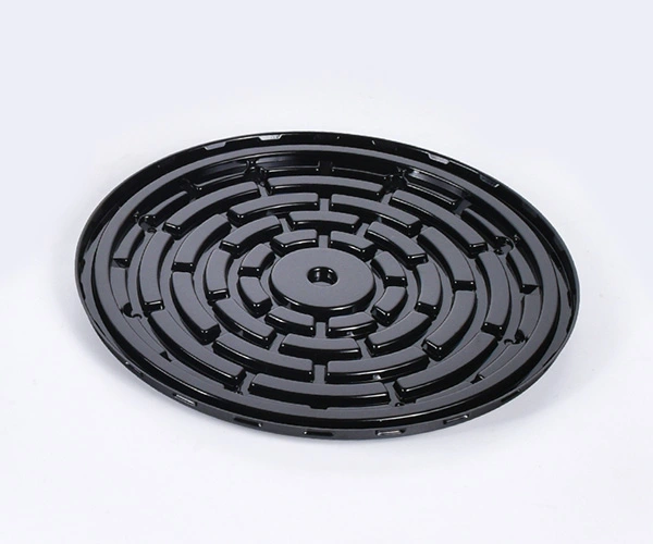 Lesui new box disposable black base clear dome cover 12 inches cake container carrying packaging-04.