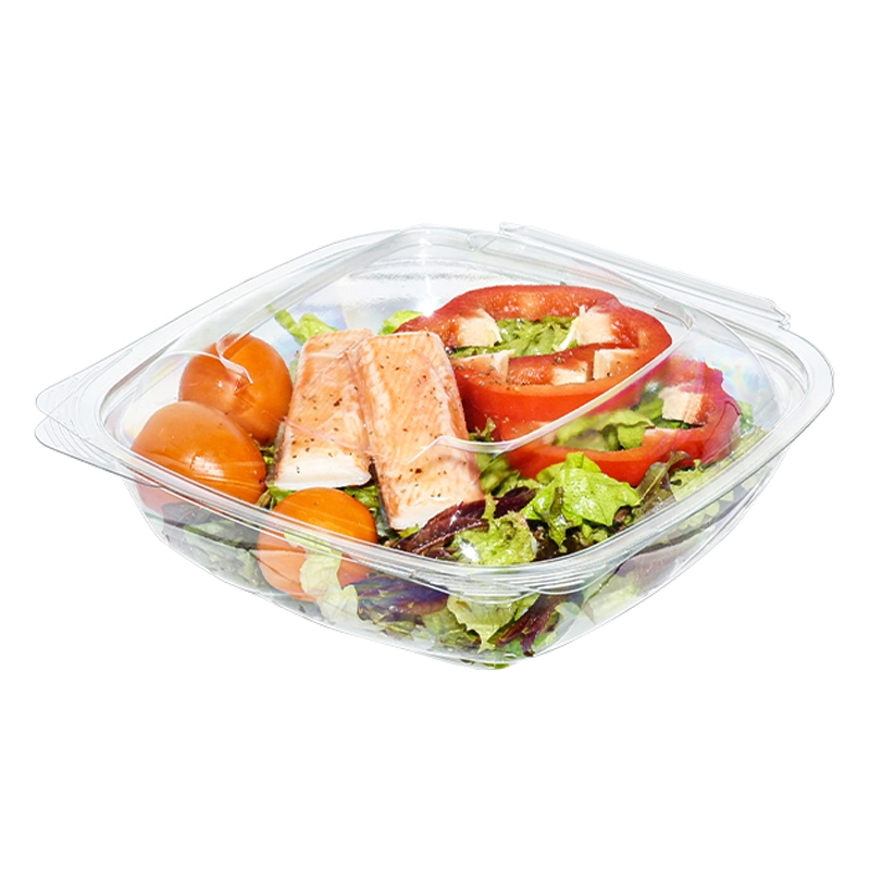 Clamshell Food Packaging Clear Plastic Salad Fruit Containers
