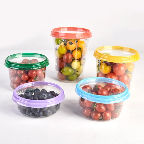 Wholesale Round Seal Food Grade Nut and Fruit Container 8oz Tamper Evident Box