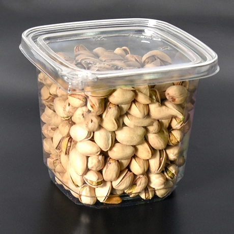 24oz square shaped food packaging tamper evident container for fresh food takeaway