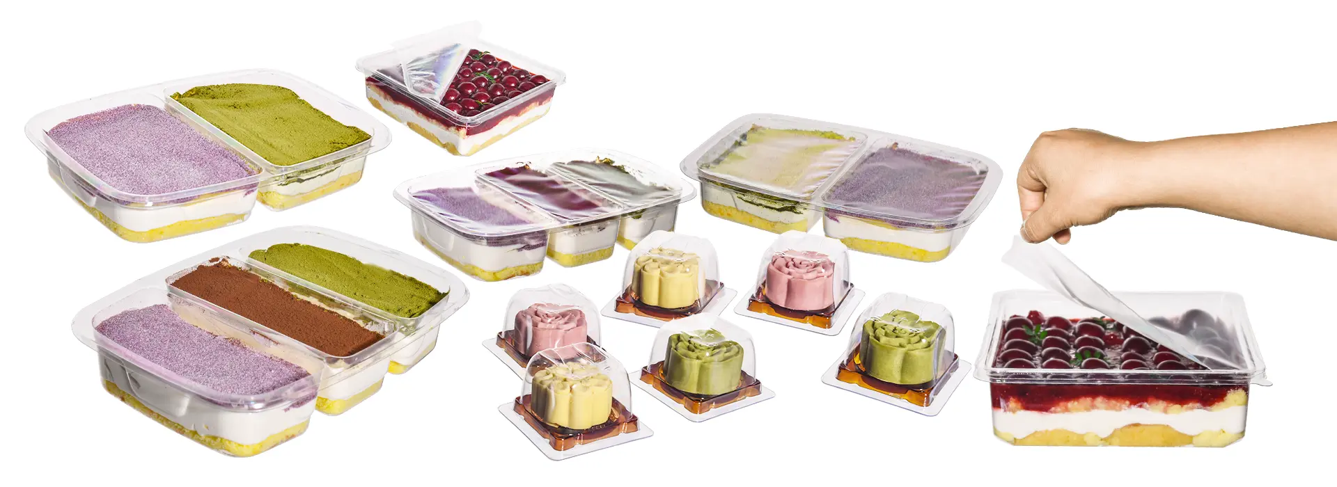 Pastry Packaging With Seal Film