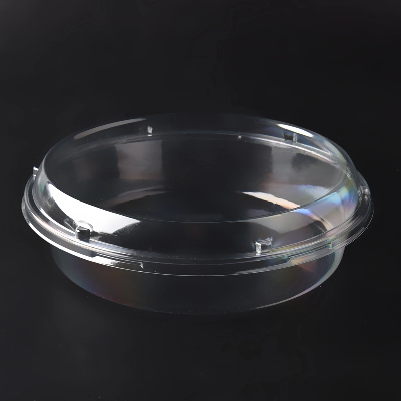 Factory Wholesale PET Transparent Bakery Cake Roll Container Plastic Pastry Takeaway Packaging Box