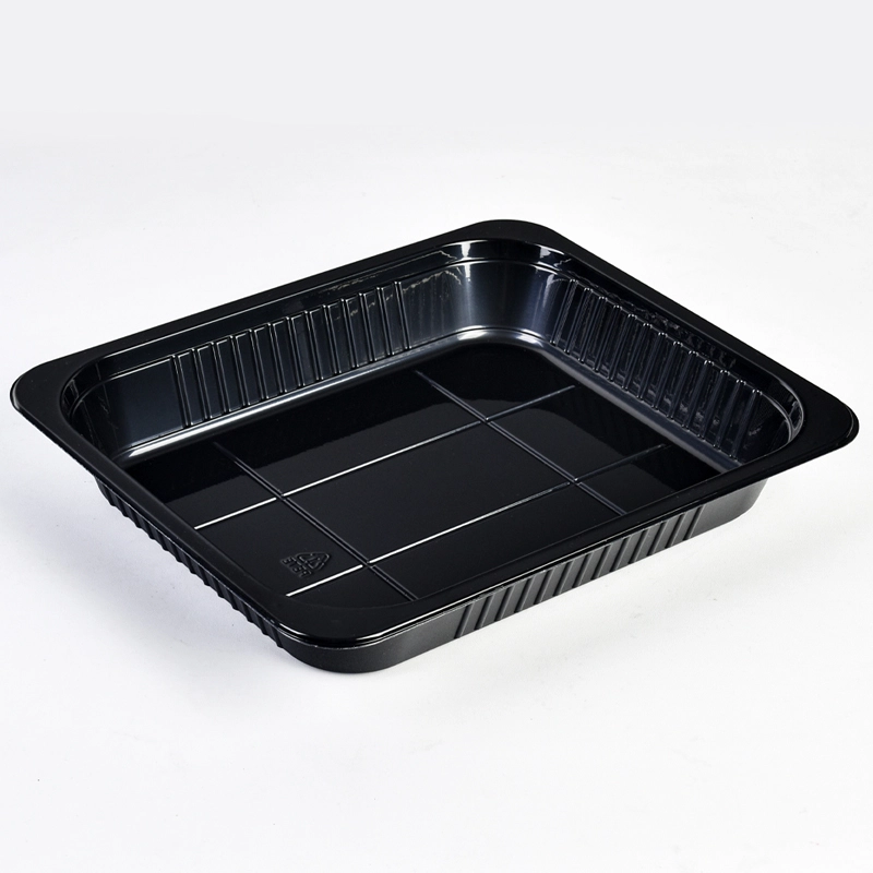 Factory Wholesale Large Capacity 87oz Plastic CPET Oven Baking Tray