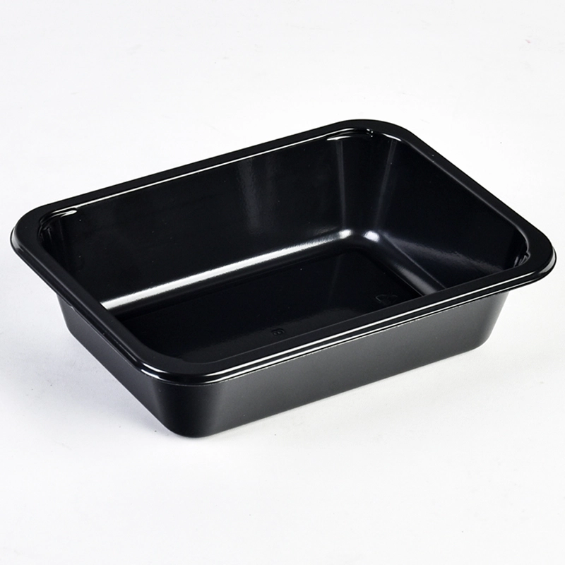 Custom 770ml Food-grade CPET Airline Food Container  Takeaway CPET Ready Meals Trays